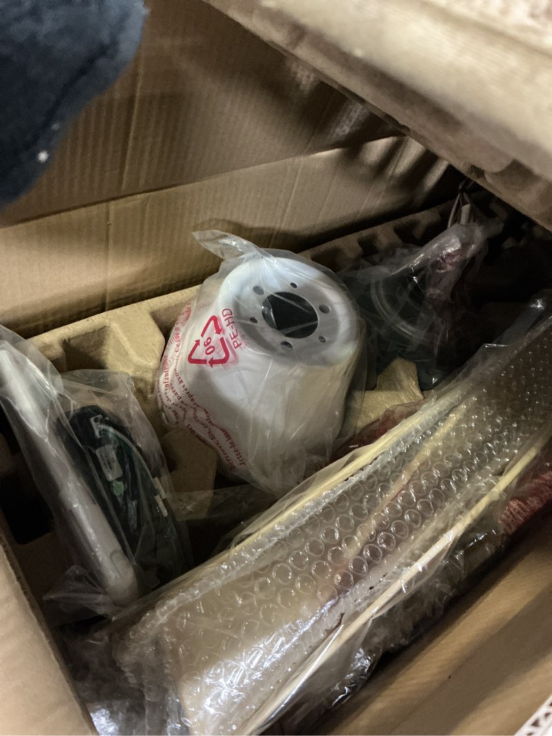 Condition photo showing Good Condition for TALOYA 52 inch Ceiling Fans with Lights and Remote, Flush Mount Low Profile Ceiling Fan with Reversible DC Motor ABS Blades for Bedroom Living Room Kitchen Light Oak Finish 52inch Wood grain 52 inch