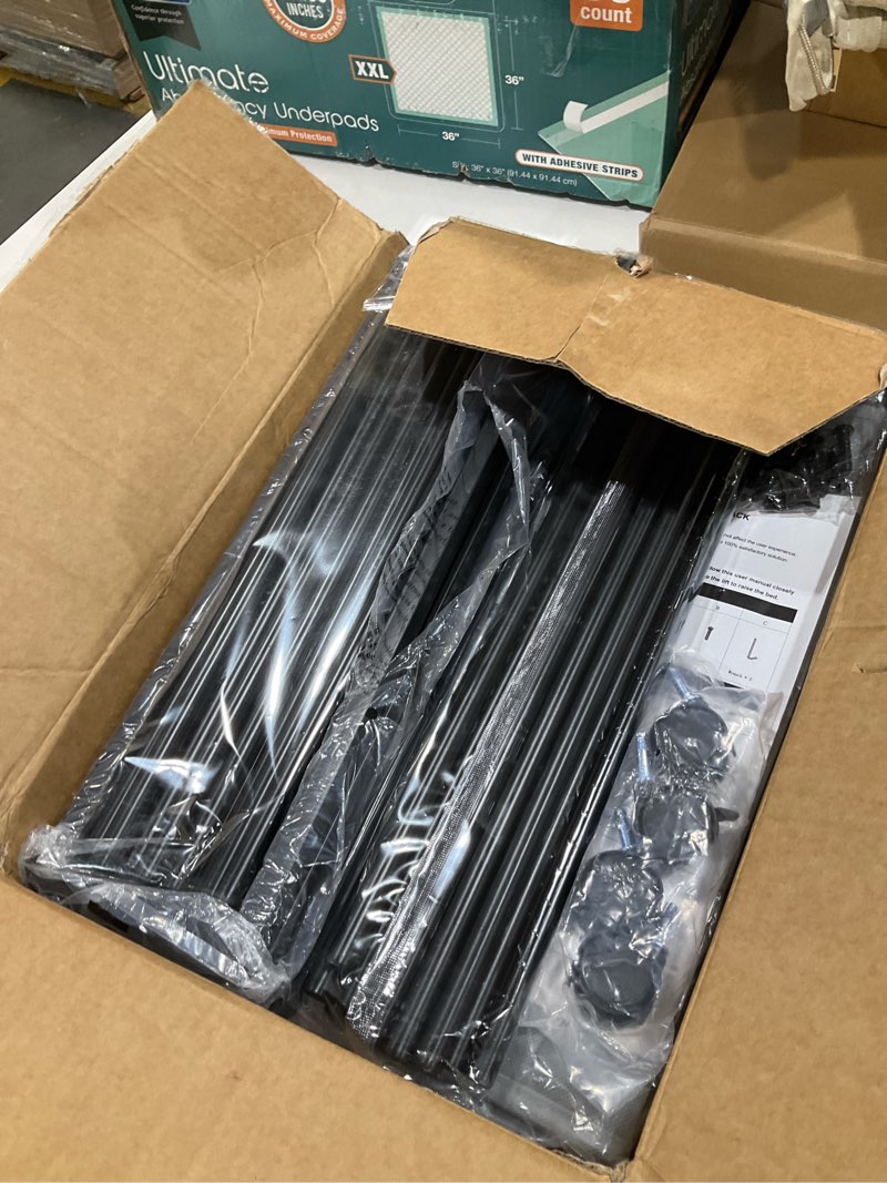 Condition photo showing Good Condition for Under Bed Storage with Wheels, 2-Pack Underbed Storage Containers with Clear Lids, Under Bed Shoe Storage Organizer Bins, Rolling Under Bed Storage for Clothes Shoes Blankets (Grey) Grey 2 Pack