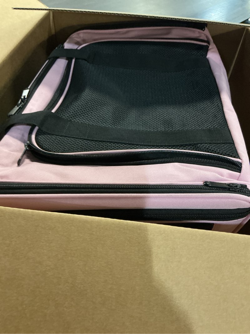 Condition photo showing Good Condition for Henkelion Large Cat Carriers Dog Carrier Pet Carrier for Large Cats Dogs Puppies up to 25Lbs, Big Dog Carrier Soft Sided, Collapsible Travel Puppy Carrier - Large - Pink 20.0"L x 13.0"W x 13.0"H Pink