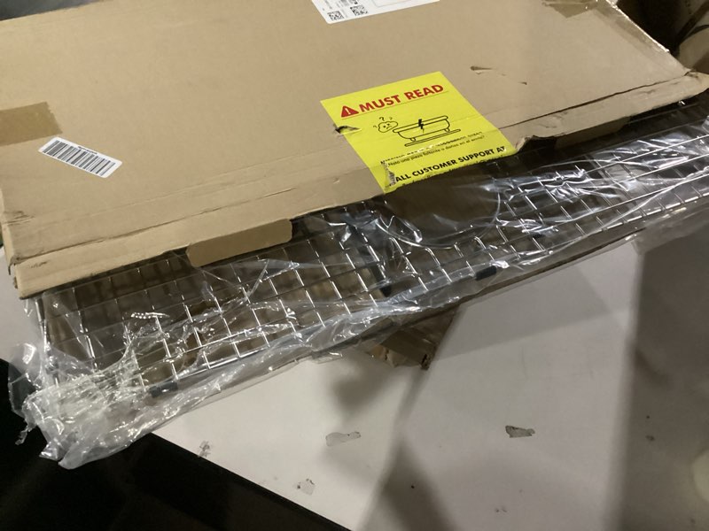 Condition photo showing As Is for Serene Valley Sink Bottom Grid 28-3/8" x 14-3/16", Rear Drain with Corner Radius 3/8", Sink Protector NDG2915R