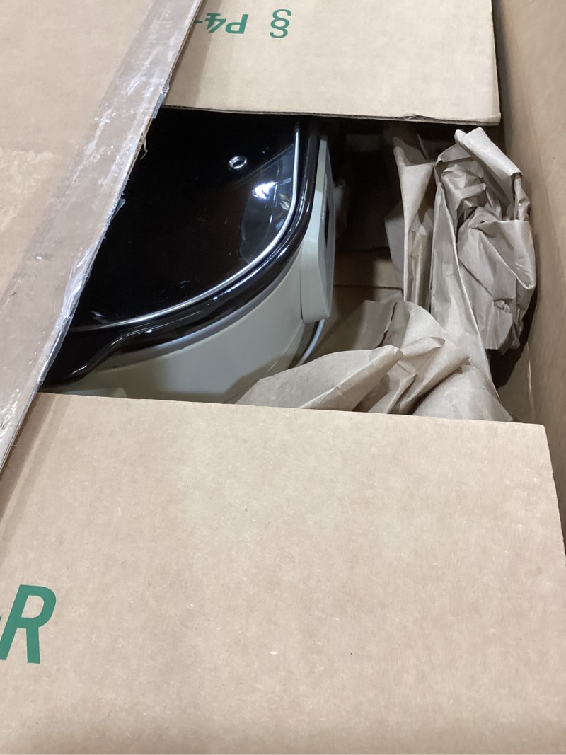 Condition photo showing As Is for MAGNIFIQUE 6 Quart Programmable Slow Cooker Removable Healthy Nonstick Pot - Small Kitchen Appliance for Family Dinners - Serves 6+ People - Heat Settings: Keep Warm Oatmeal Oatmeal 6 Quarts