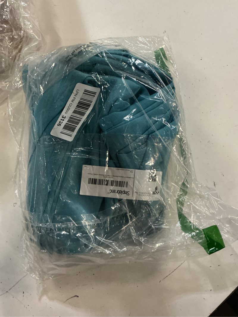 Condition photo showing Good Condition for simplebrand ava turquoise blackout curtains for bedroom 63 inch length 2 panels set, solid thermal insulated energy saving rod pocket window treatment curtains blackout drapes, w40 x l63 inch, tur turquoise 40"w x 63"l (pack of 2)