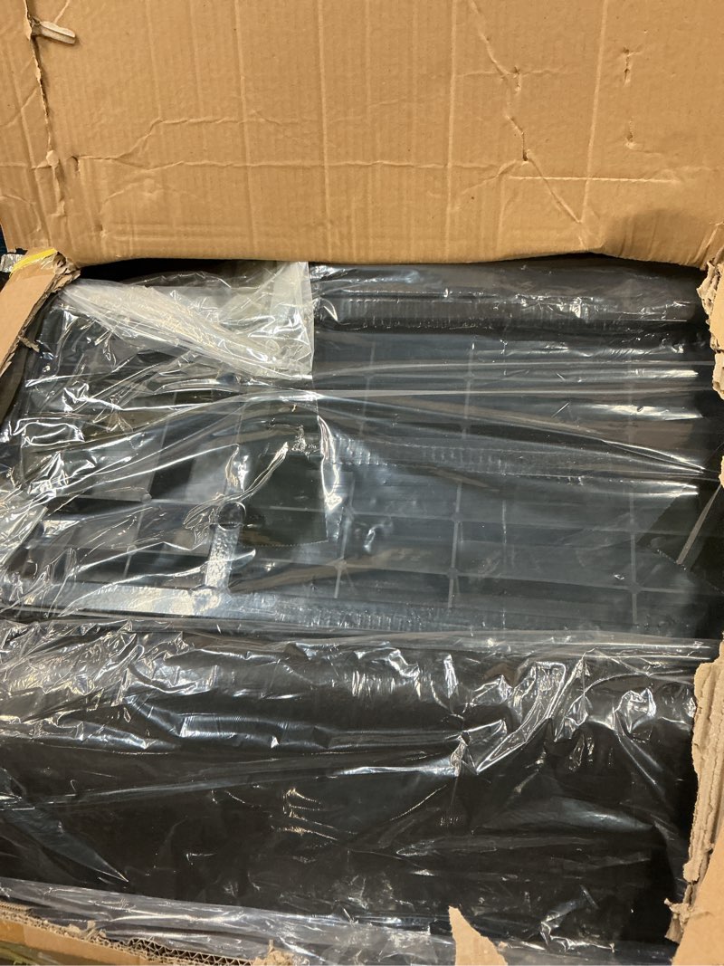 Condition photo showing New/Like New for nokins golf cart rear seat kit, back flip seat for club car precedent/tempo/onward 2004-up, 1.25-inch square steel frame, integrated seat belt mounts, uv-resistant, high-density foam padding(black)