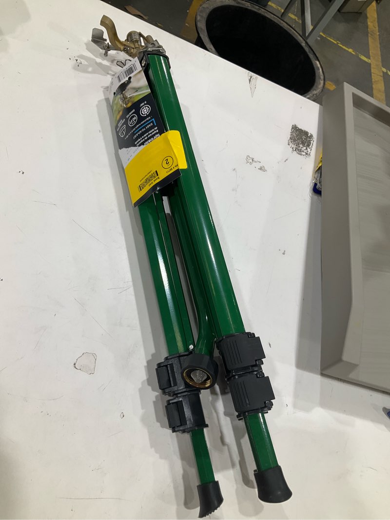Condition photo showing Good Condition for orbit sprinkler 5000-sq ft impulse tripod lawn sprinkler