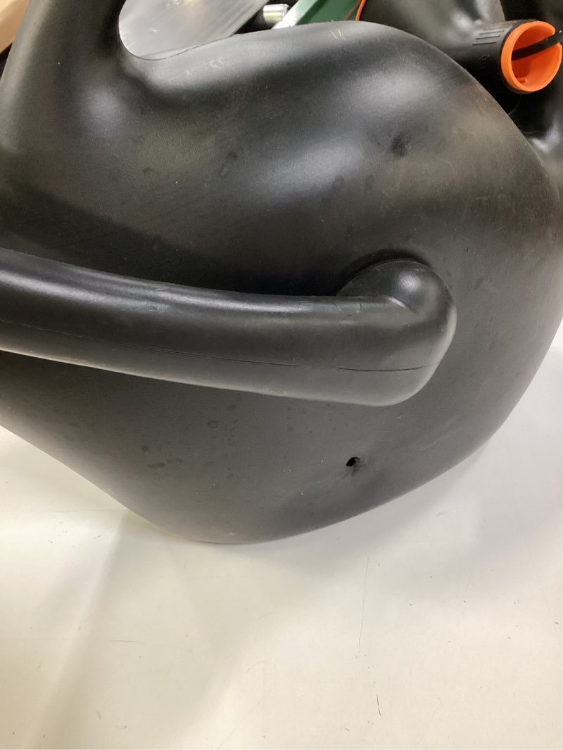 Condition photo showing As Is for bloem 2.6- gallons black plastic classic watering can