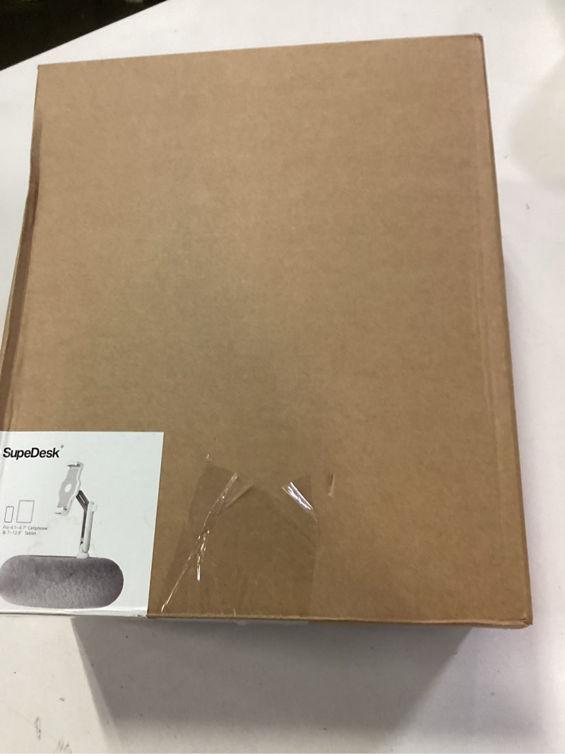 Condition photo showing New/Like New for Tablet Pillow Stand for Reading, Adjustable Tablet Stand Phone Holder for Bed with Detachable Snack Bowl, Fits 4.7"-13" Kindle/Phones/Tablets, Watch Videos, Stream Media, Gray Grey