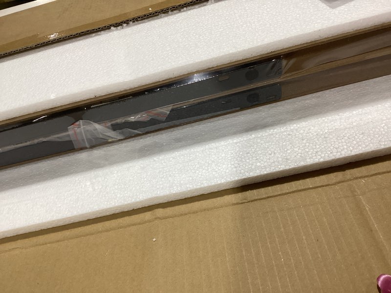 Condition photo showing Good Condition for Fun Memories Floating Shelves - 2 Pack 30 Inch Long Rustic Wooden Wall Shelves - 8 Inch Deep Wall Mounted Storage Shelf with Invisible Heavy-Duty Brackets for Books, Bathroom, Kitchen - Oak Oak 30 Inch, Set of 2