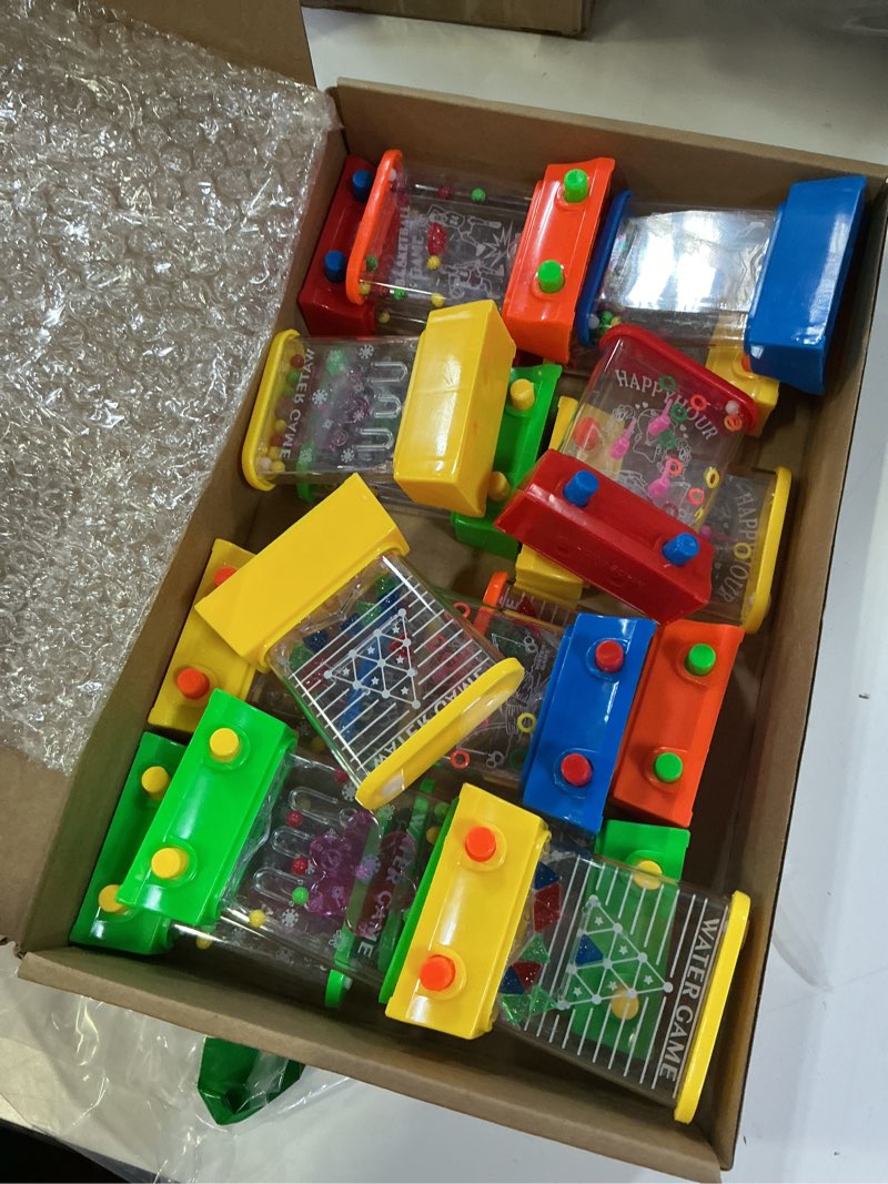 Condition photo showing Good Condition for zhanmai 16pcs handheld water games mini arcade fish ring toss basketball, water ring toss handheld toys for kids adults, retro games for beach toy party orange, green, yellow, red, and blue
