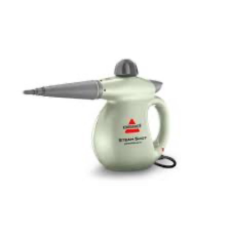 BISSELL Steam Shot OmniReach Deluxe handheld portable steam cleaner for tile, grout, windows, fabric steaming tool, includes 10 tools 4171F