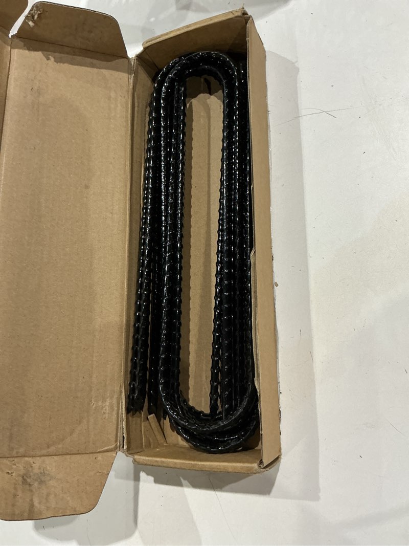 Condition photo showing Good Condition for incomplete nigh coated rebar trampoline wind stakes set of 12 safety ground anchors stakes extra heavy duty metal landscape staples 10 inches long (black)