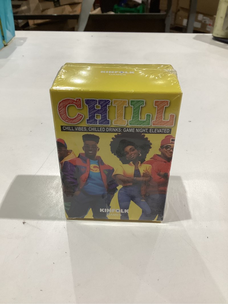 Condition photo showing As Is for Kinfolk Chill Celebrate Black Excellence in a Relaxed Drinking Card Game, Add Flavor to Reunions, BBQs, and House Parties with Engaging Challenges and Good Times