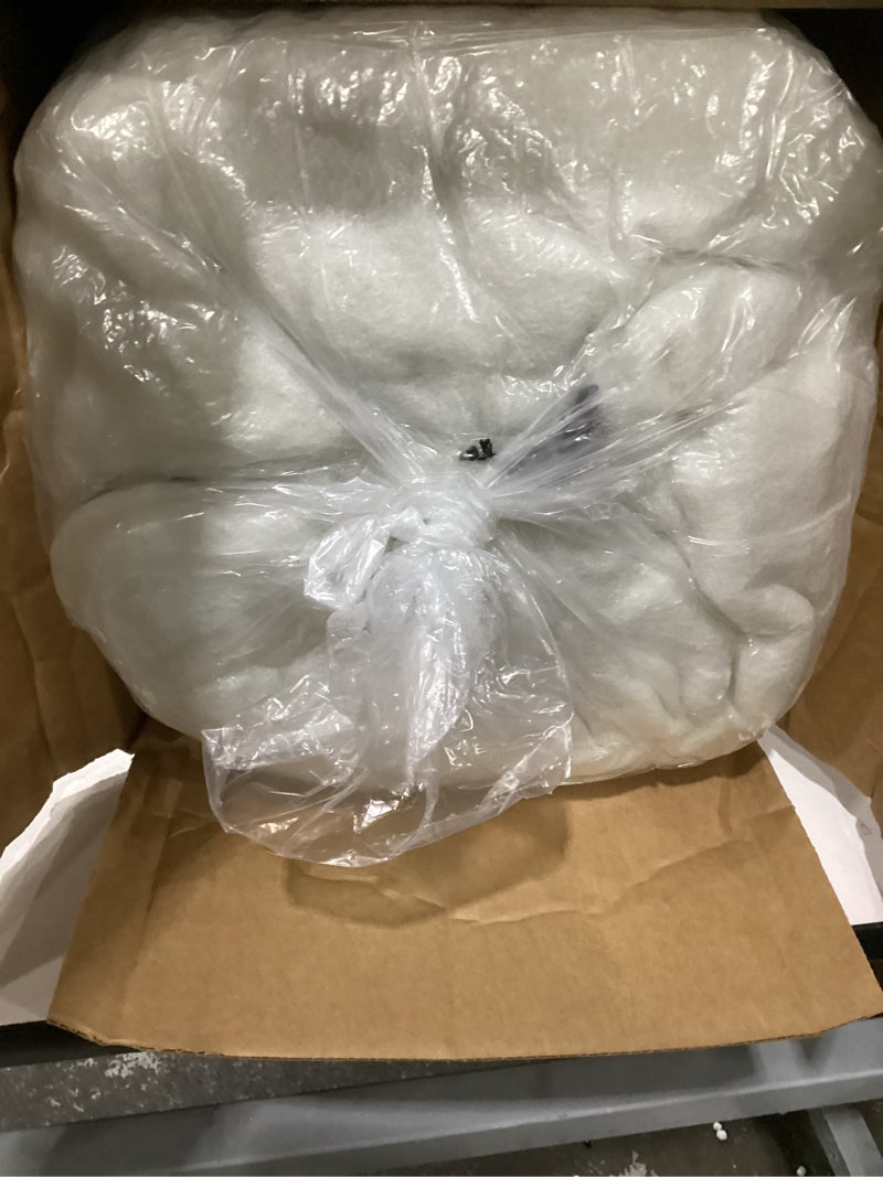 Condition photo showing New/Like New for Fairfield The Original Poly-Fil, Premium Polyester Fiber Fill, Soft Pillow Stuffing, Stuffing for Stuffed Animals, Toys, Cloud Decorations, and More, Machine-Washable Poly-Fil Fiber Fill, 6.5 lbs. Box 6.5 lb White