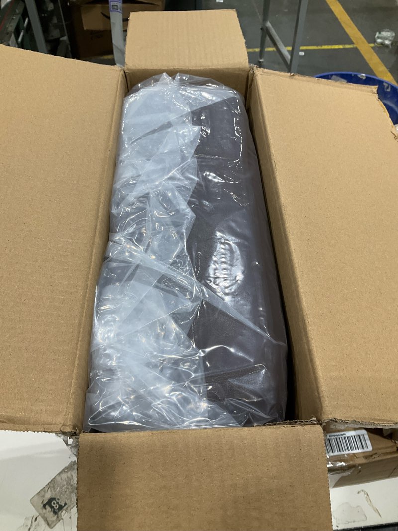 Condition photo showing Good Condition for GLAXYFUR Storage Ottoman Cube Folding Footstool PU Leather Bench with Legs, Ottoman with Storage for Living Room, Bedroom, Brown 15.7"D x 15.7"W x 15.7"H 15.7" Brown