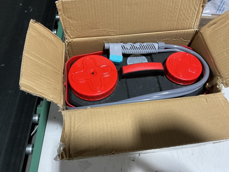 Condition photo showing Good Condition for battery powered backpack sprayer 5.3 gallon, 100 psi adjustable pressure electric sprayer with 2x3.0a batteries, weed yard lawn sprayer with telescopic wand, 5 nozzles large