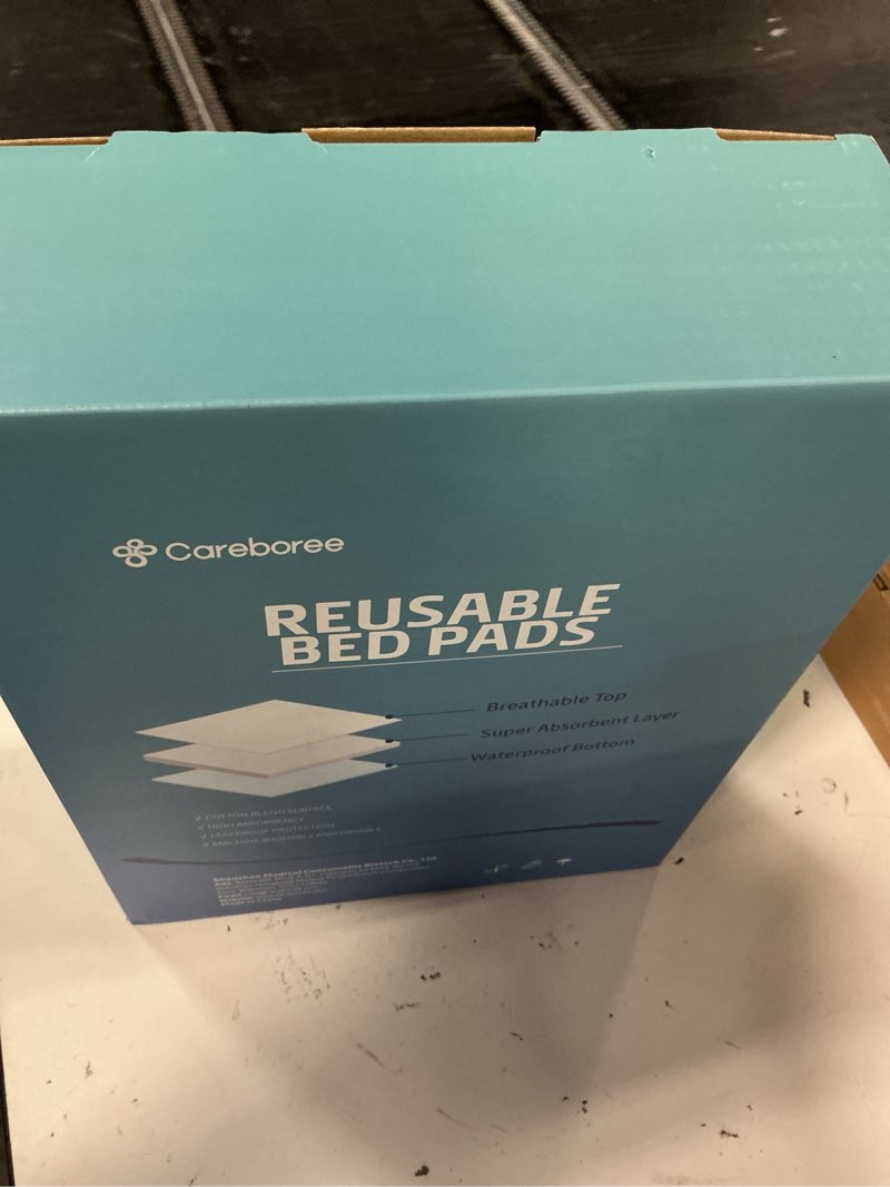 Condition photo showing Good Condition for careboree 2 pack cotton top quilted underpad, waterproof extra absorbent use for incontinence bed pads,washable and reusable pet pads (34" x 36") 34x36 inch (pack of 2)