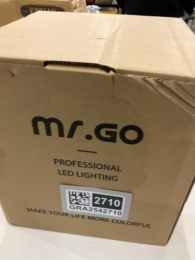 Condition photo showing New/Like New for Mr.Go Solar Cube Light, 8-inch RGB Solar Powered Cube Lamp with Remote/Button Control, Outdoor LED Solar Landscape Light 16 Colors & 4 Modes, Great for Garden Patio Yard Pathway Ambience Lighting