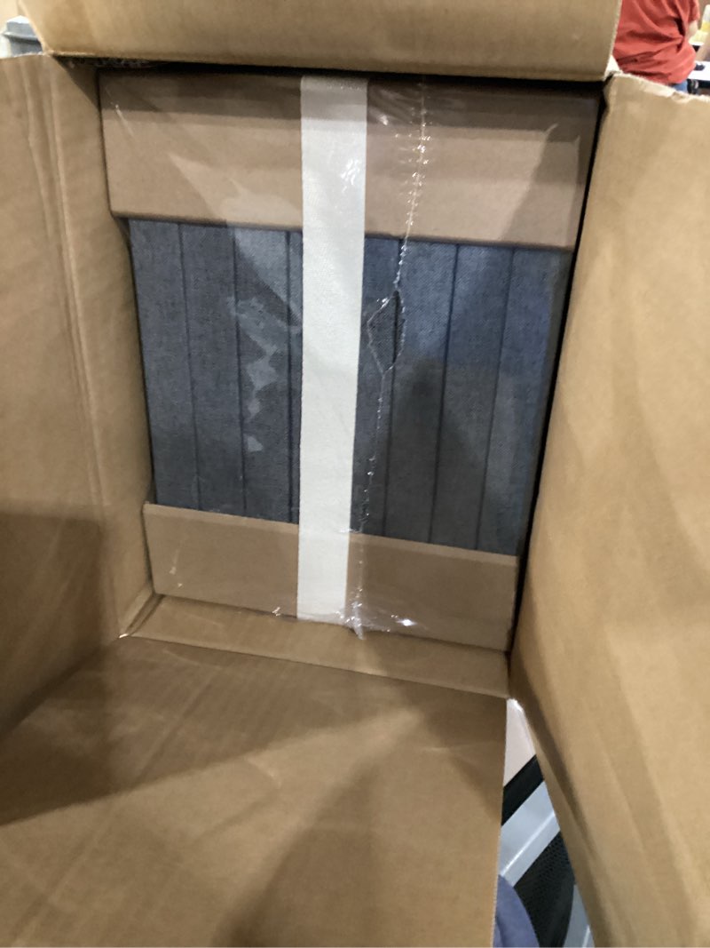 Condition photo showing New/Like New for Art3dwallpanels 8 PCS Acoustic Panels, 24''x12'' Fabric Soundproof Wall Panels, Easy-Hook Mounting Sound Absorbing Panels for Studios, Office, Home Theater,Dark Grey 8 Pack Dark Grey