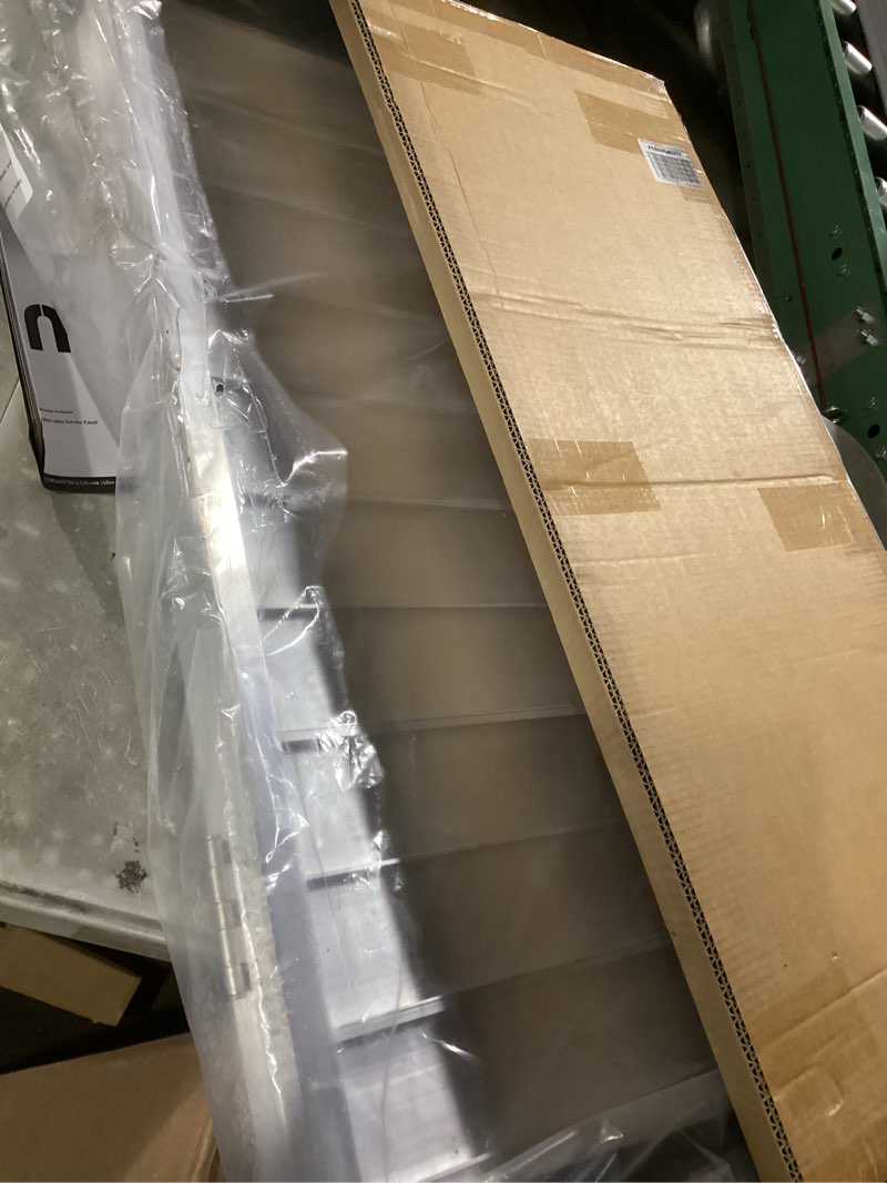 Condition photo showing Good Condition for vnn portable wheelchair ramp 3ft, non-slip aluminum ramps for wheelchairs for home, handicap wheelchair ramps for home steps, aluminum loading dock plates, doorways, curbs, stairs aluminum 3ft (usable height 3-9 inch)