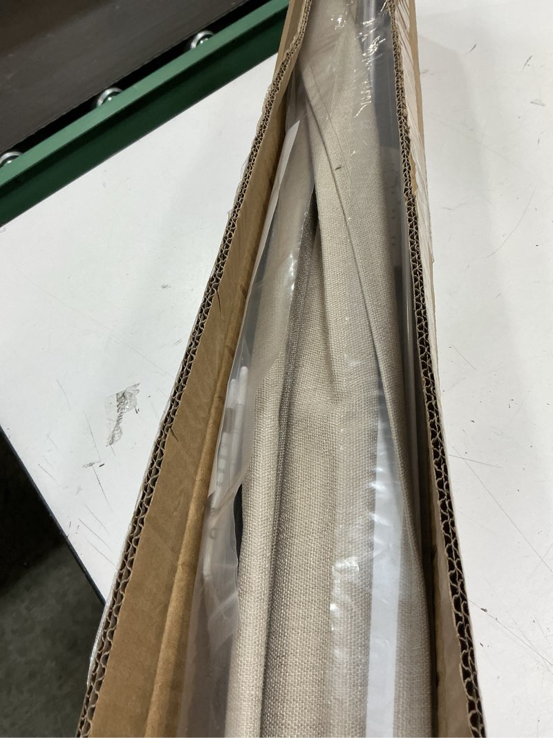 Condition photo showing As Is for 100% blackout no tools no drill cordless roman shades for windows, size 28 3/4" w × 60" h (for windows 29" w × 60" h) blackout - beige blackout - beige 29" w × 60" h