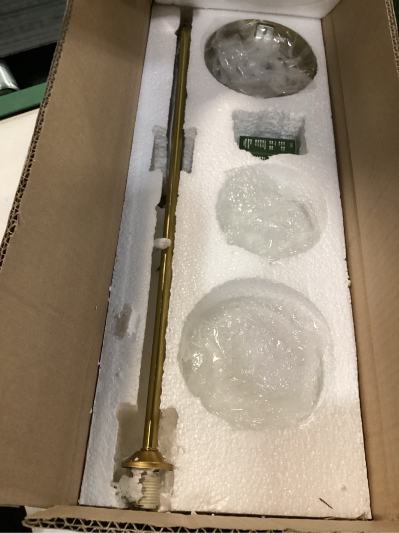 Condition photo showing Good Condition for Golden Wall lamp Double Ball, mid-Century Modern Glass Wall sconces,with G9 Tricolor Bulb for Living Room Bedroom Bedside Stairs Restaurant Bathroom Corridor Aisle Lighting set of 1