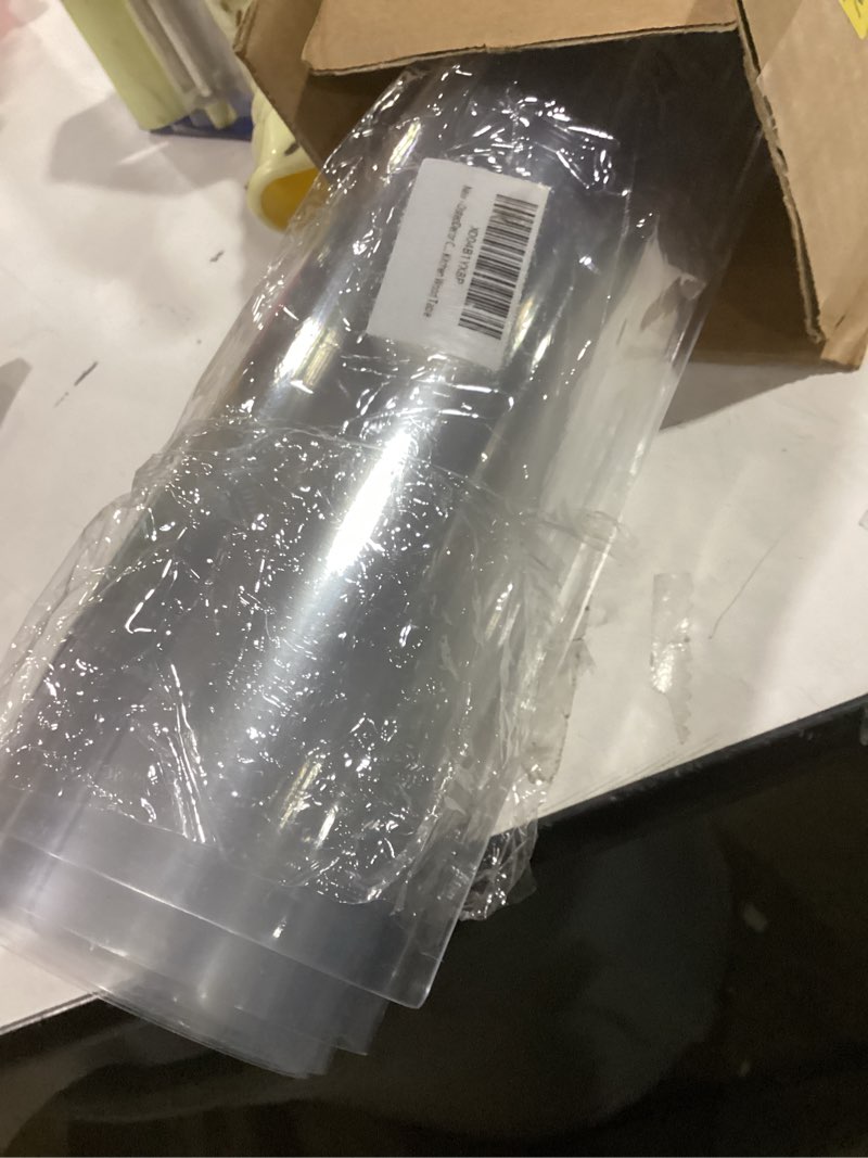 Condition photo showing Good Condition for OstepDecor Clear Table Protector 42 x 90 Inch, 2mm Thick Plastic Table Cover, Waterproof PVC Clear Table Cover Protector, Desk Protector Mat, Writing Desk Pad for Desktop, Coffee & Dining Room Table 42" x 90" (Rectangular) Crystal Clear 2mm