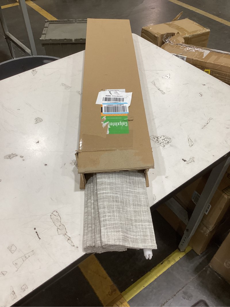 Condition photo showing Good Condition for no drill cordless roman shades for windows, 27" w × 64" h - 100% blackout - linen - beige 100% blackout - linen - beige 27" w × 64" h