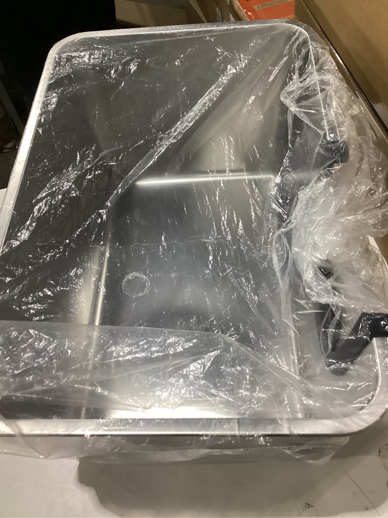 Condition photo showing New/Like New for Yangbaga Extra Large Stainless Steel Litter Box, Leak Proof 12 Inches High Sides for Urine & Litter Trapping, Easy Entry for Kittens, Older Cats,Non-Stick,Non-Slip,No Sharp Edges