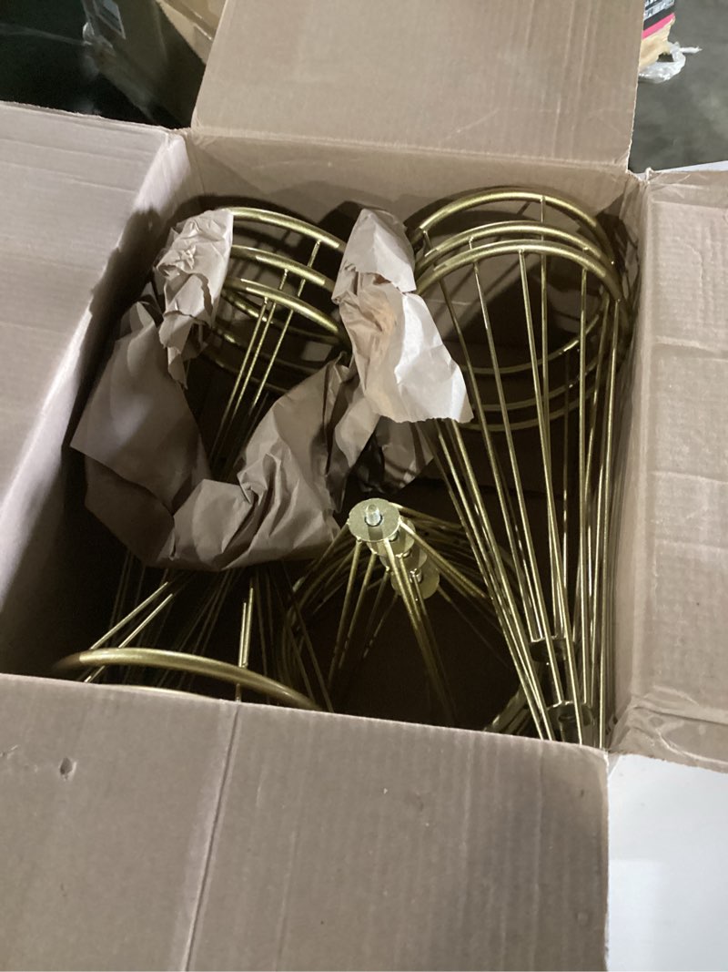 Condition photo showing Good Condition for sziqiqi gold centerpieces for table wedding geometric metal flower stands for centerpiece tables metalllic tall risers for tabletop arrangement reception 20in centros de mesa para bodas gold 20 inch -2pcs