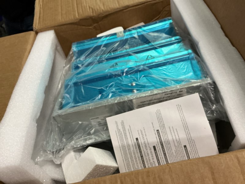 Condition photo showing New/Like New for VEVOR 10 inch Shutter Exhaust Fan, Wall Mounted Attic Vent Fan with Variable Speed Controller, 900 CFM, AC Motor, Heavy-duty Steel, Low Noise for Shed, Garage, Greenhouse Ventilation Cooling, Black 10 Inch Fan w/ Speed Controller