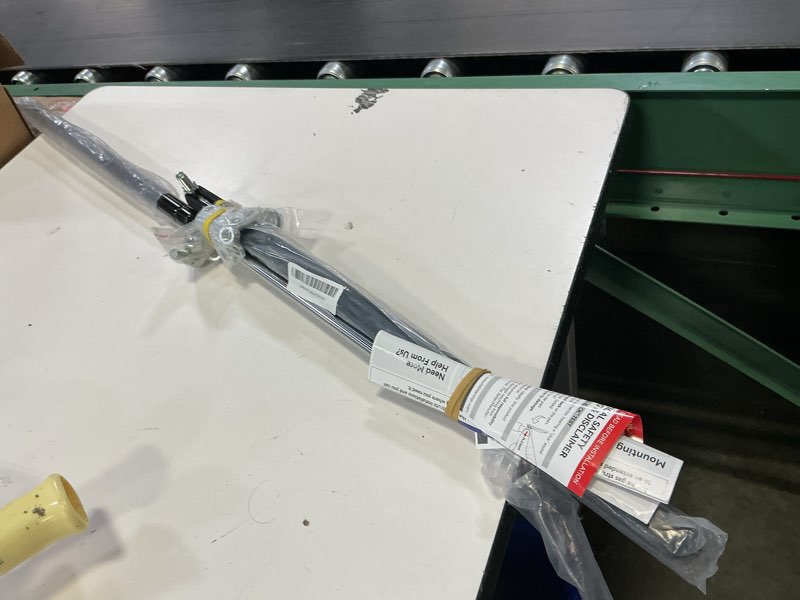 Condition photo showing As Is for arana 20 inch 250 lbs gas props struts st200m1250, 1112n lift support shock for heavy duty tonneu cover truck bed cover murphy bed trap door, 2pcs (super strong, for 235-265lb)(no brackets) 20inch/250lb