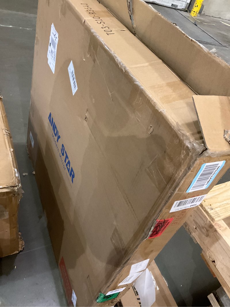 andy star black bathroom mirrors for over sink, 36x40 inch matte black mirror for bathroom, rectangl