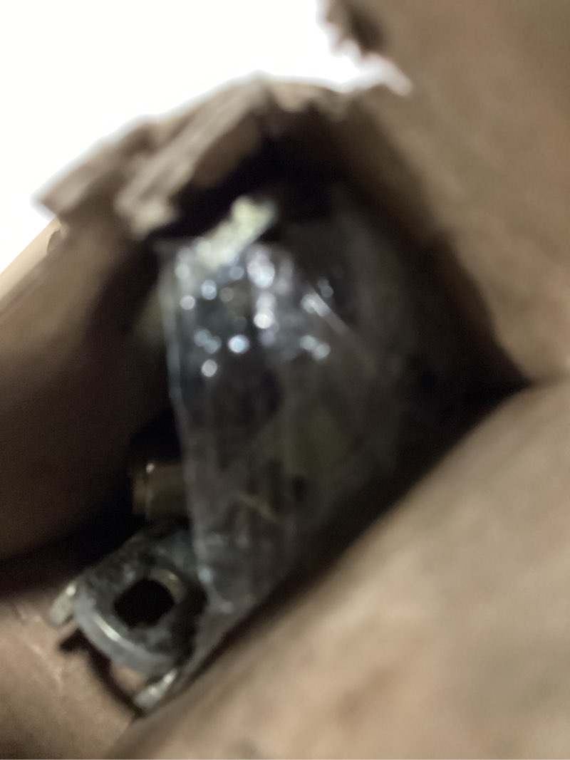 Condition photo showing Good Condition for 2 point sliding patio glass door mortise lock with 11-3/4" faceplate, dual point hooks with anti-slam pin, 45° keyway, a/b position, 3-15/16" handle h.c. (sold separately), non-handed 2 point mortise latch