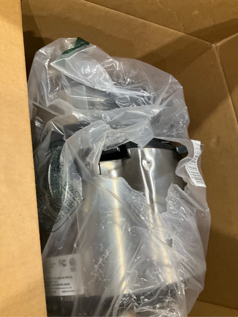 Condition photo showing Good Condition for DUMOS 12-in-1 Electric Pressure Cooker 6 QT Stainless Steel Multi Cooker Electric for Pressure, Rice, Steamer, Yogurt Maker, Slow Cook,Meat Stew, Cake, Porridge, Multigrain, Sliver Sliver 6 Quarts