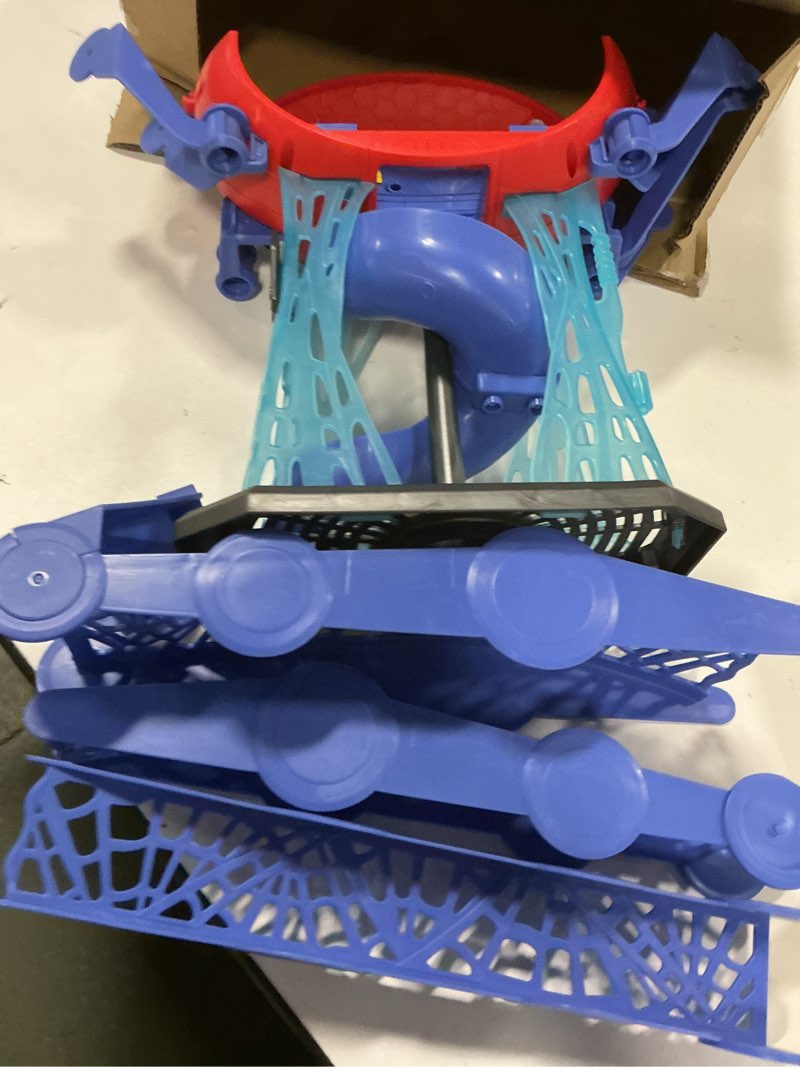 Condition photo showing Good Condition for Spidey and His Amazing Friends Web-Quarters Playset with Lights and Sounds, Includes Marvel Spidey Figure and Vehicle, Kids Ages 3 and Up