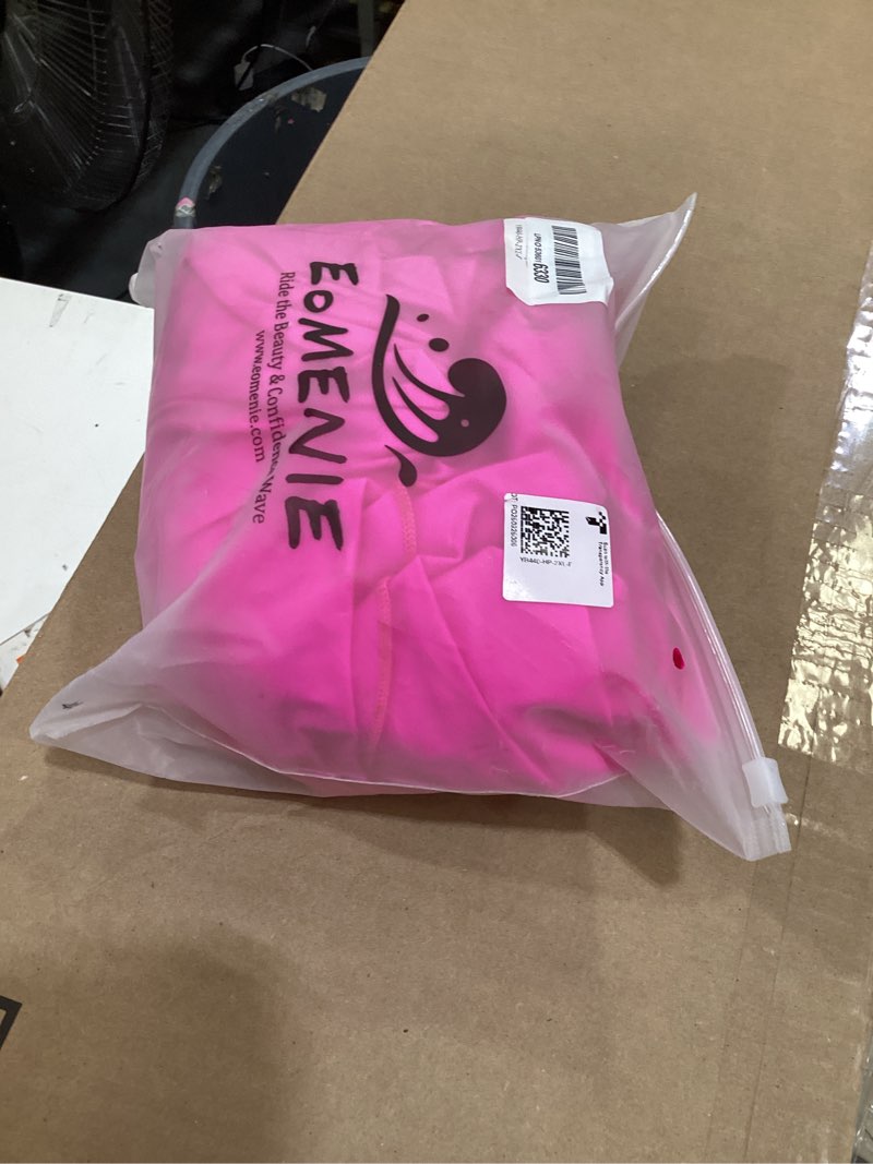 Condition photo showing New/Like New for eomenie one piece swimdress swimsuits for women tummy control swim dresses skirt bathing suit xx-large hot pink 2