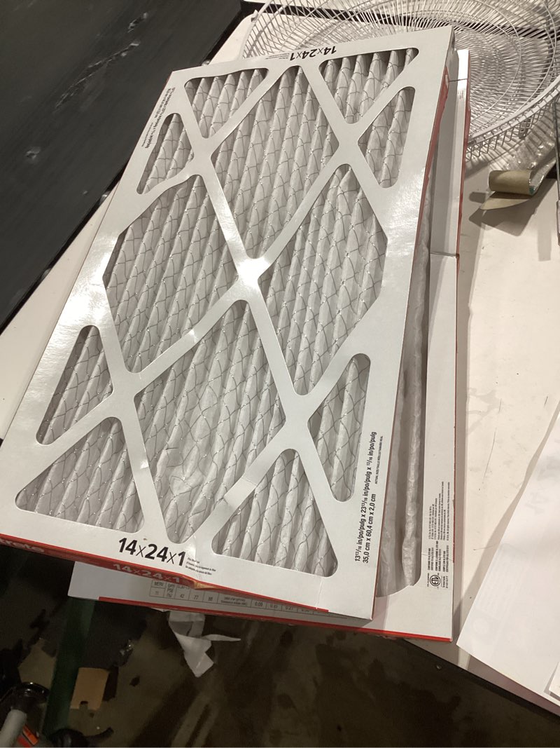 Condition photo showing Good Condition for filtrete 14-in w x 24-in l x 1-in merv 11 1085 mpr allergen defense extra electrostatic pleated air filter (2-pack)