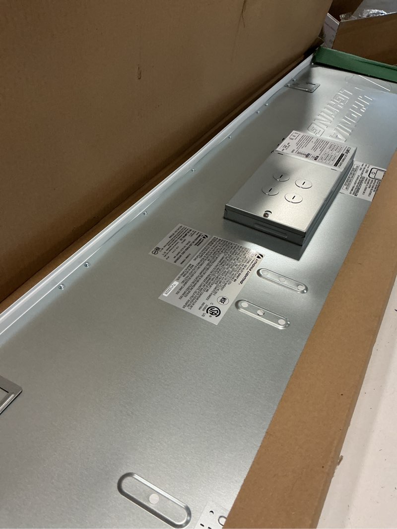 Condition photo showing Good Condition for lithonia lighting cpanl 1x4 led flat panel light, 1 ft. x 4 ft. led light panel, ceiling lighting fixture, 2400/3300/4400 adjustable lumens, 3500k/4000k/5000k switchable cct, white 1-foot x 4-foot adjustable lumens switchable white
