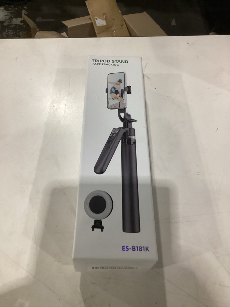 Condition photo showing Good Condition for 71" auto face tracking tripod with ring light, 360° rotation phone tripod with remote & no app required, extendable selfie stick tripod for iphone/camera, live streaming equipment for tiktok/youtube