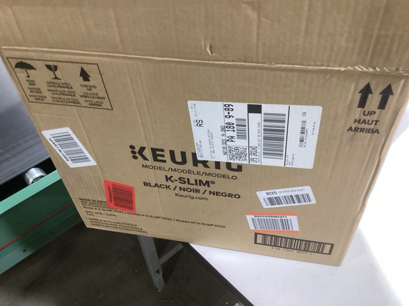 Condition photo showing Good Condition for Keurig K-Slim Single Serve K-Cup Pod Coffee Maker, Multistream Technology, 3 Brew Sizes, Slim and Sleek Design, 46oz Removable Reservoir, Black