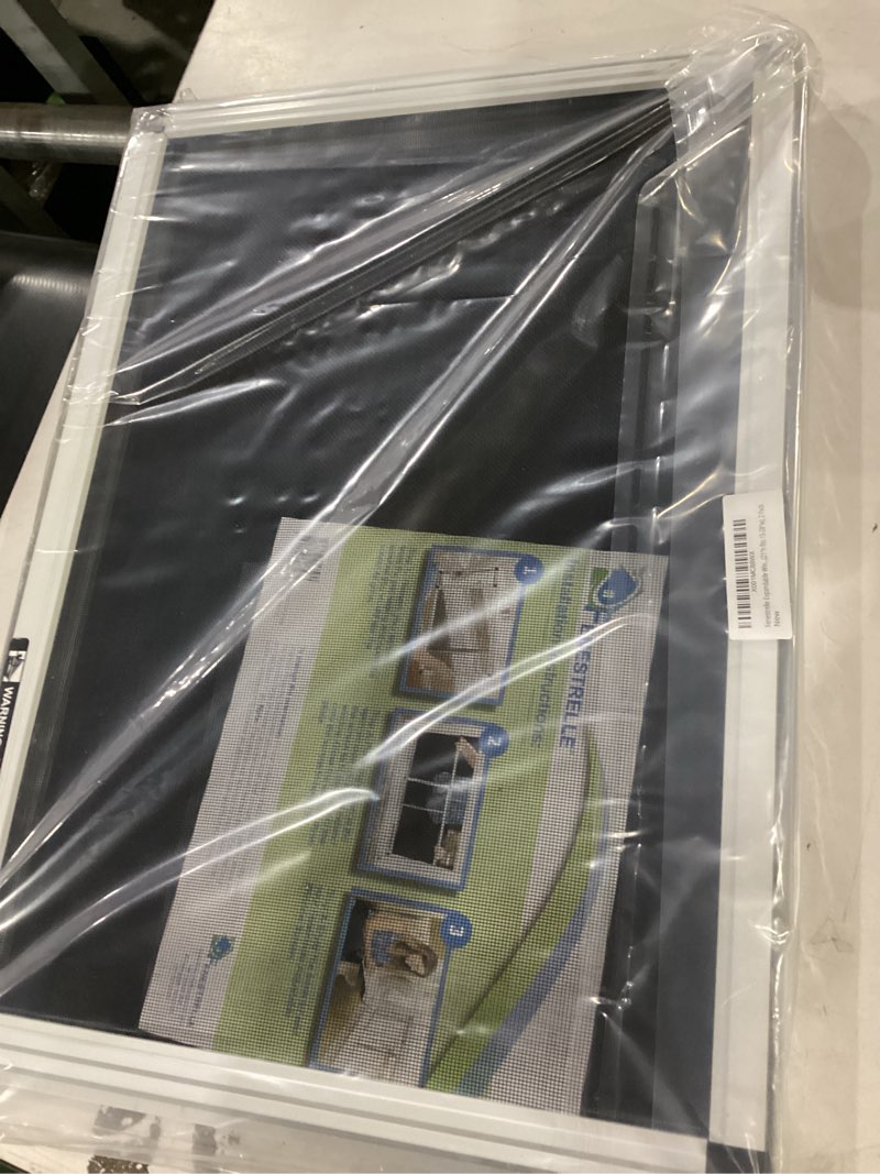 Condition photo showing New/Like New for fenestrelle expandable window screen - horizontal (15\" h x 21\" - 40\" w), 2 pack of medium adjustable window screens, perfect replacement screen for window, window net screen and window screen mesh