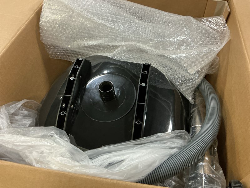 Condition photo showing Good Condition for vevor portable shampoo bowl, deep shampoo sink with adjustable height & angle, includes drain hose, shower head, lightweight hair wash basin for barber salon spa center & home use, black hair sink w/shower head?upgraded version?
