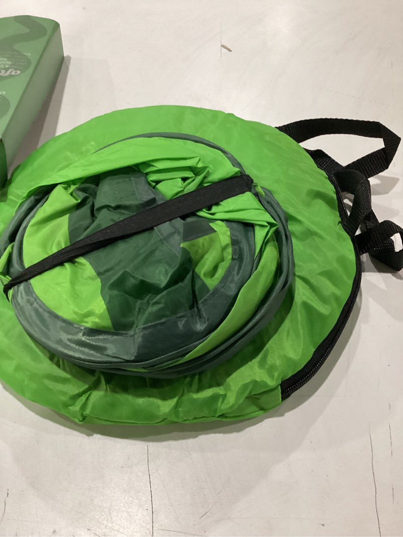 Condition photo showing Good Condition for tailtastic 3-in-1 watermelon cat play tunnel with pop-up cube & triangle cat tent, interactive toy ball & foldable design - easy magic tape assembly tunnels for indoor cats