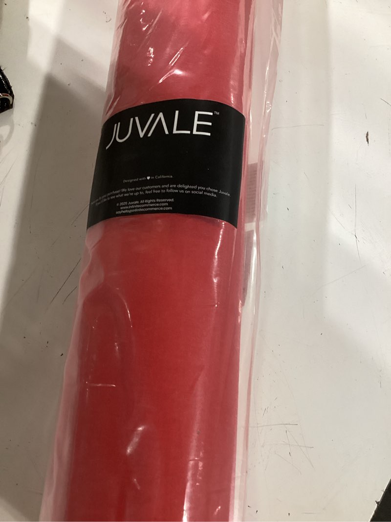 Condition photo showing New/Like New for juvale 3 ft x 100 ft red carpet runner for party decorations, wedding aisle, special events (40gsm thickness)