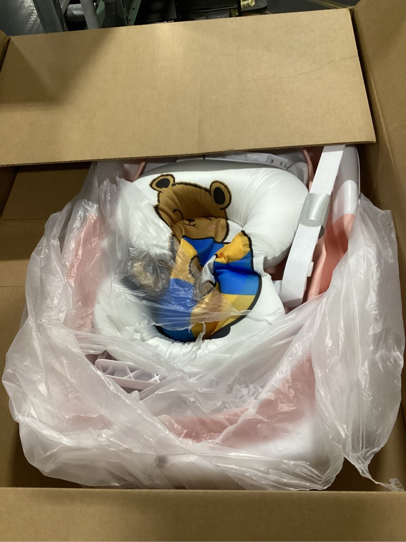 Condition photo showing Good Condition for AVIDOR Baby Bathtub,Collapsible Bathtub for Newborn to Toddler,Durable Essential Infant Bath Tub,Portable Travel Baby Tub with Soft Cushion,No-Slip Hanging and Detachable(Pink) Bear Pink