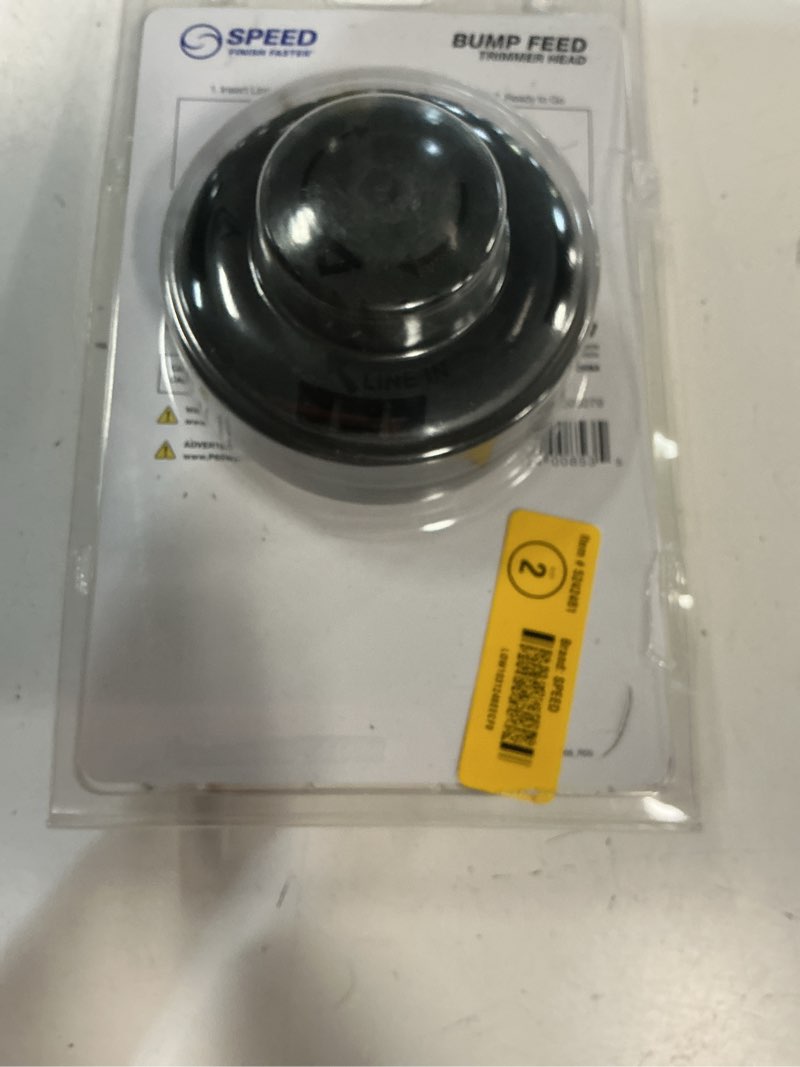 Condition photo showing Good Condition for speed universal fit string trimmer head with wind-in-the-head design, fits most gas and cordless trimmers, 0.095-in line diameter