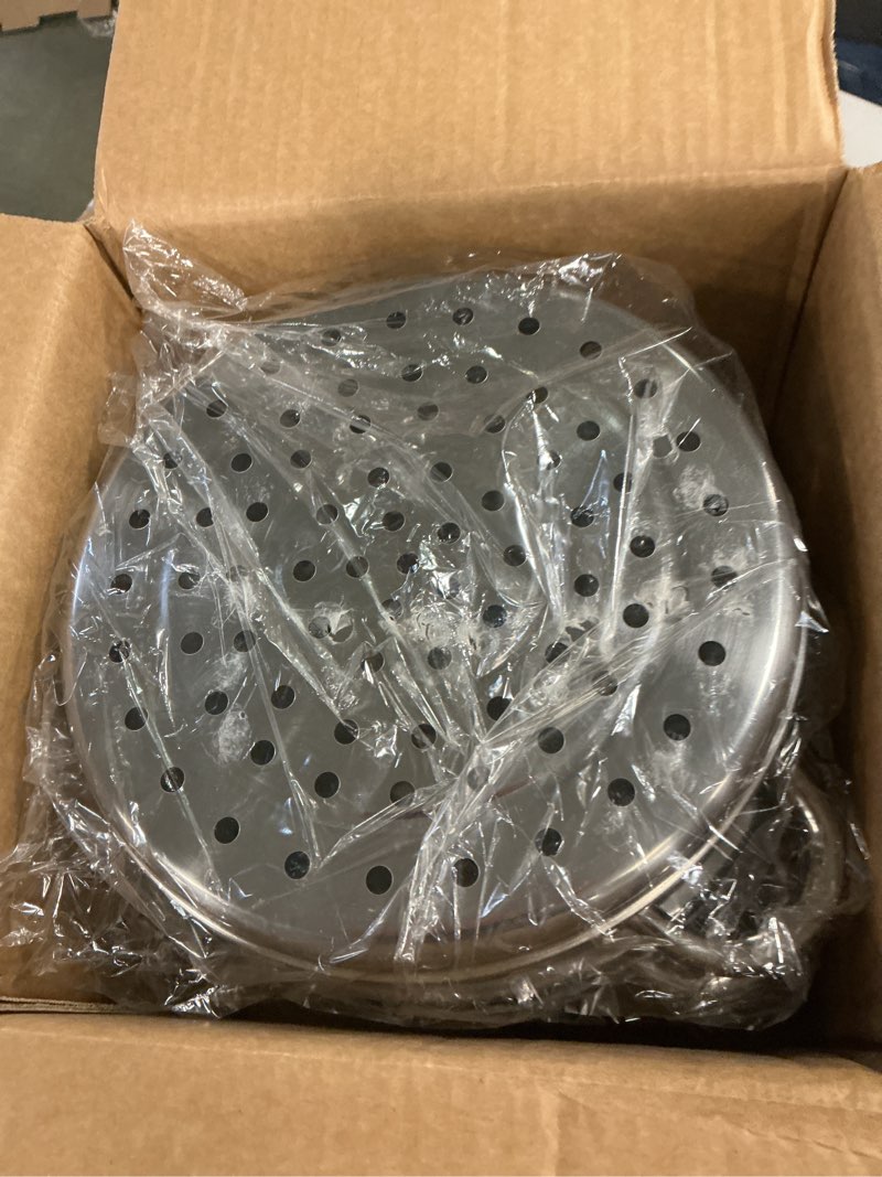 Condition photo showing Good Condition for 4 Piece Stainless Steel Steamer Pot Set with Glass Lid and handle,for Steamer Cooking,Casserole,Saucepan (4 layer)