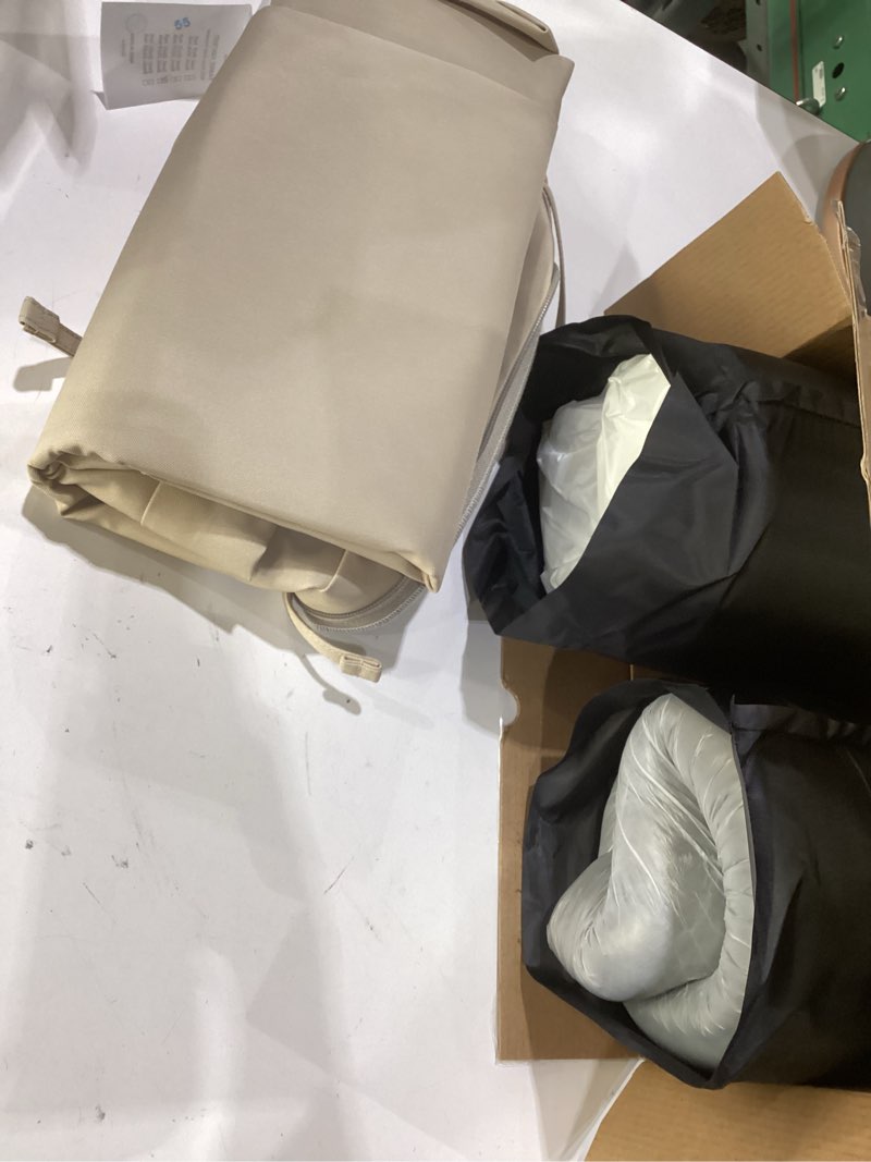 Condition photo showing Good Condition for favoyard outdoor seat cushion set 22 x 24 inch waterproof & fade resistant patio furniture cushions with removable cover deep seat & back cushion with tie straps for chair sofa couch beige 22 x 24 inch