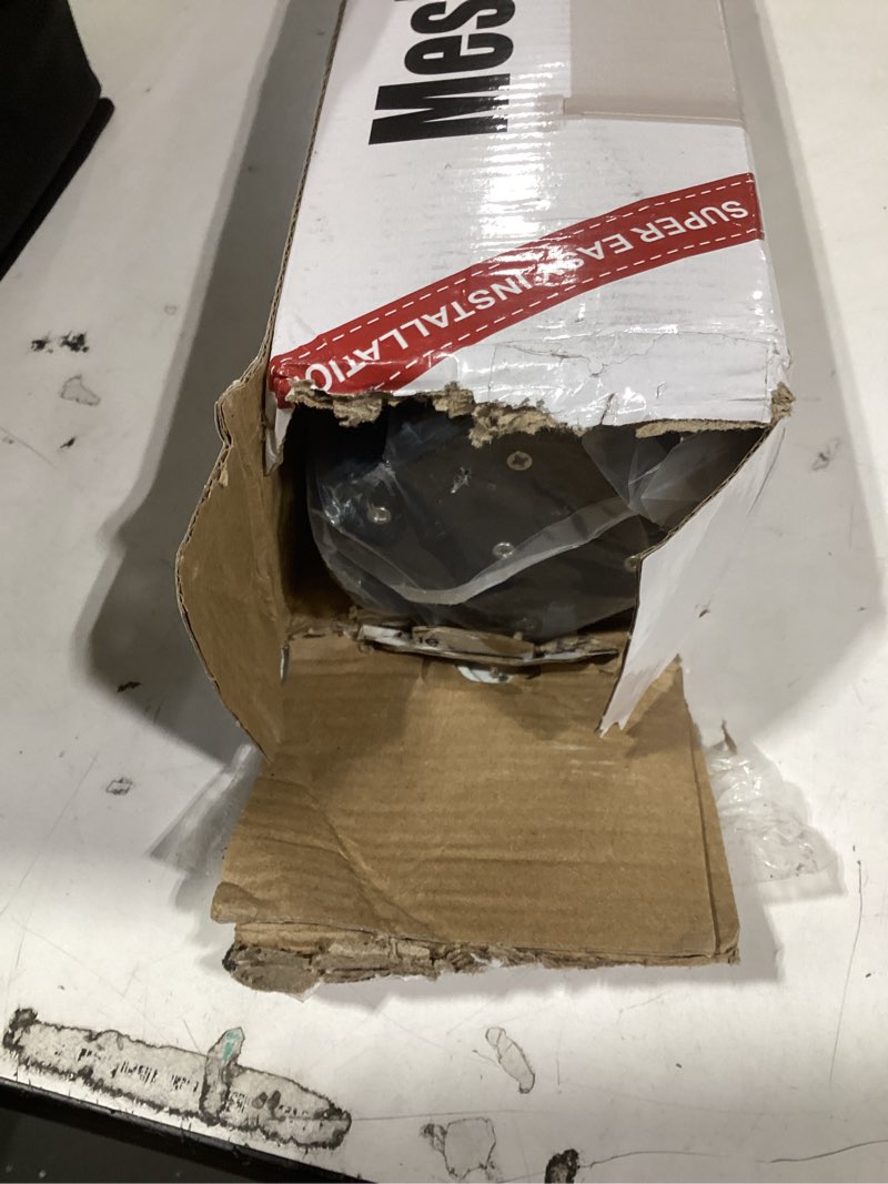 Condition photo showing Good Condition for 96 inch wide reinforced retractable baby gate with support rods, extra long dog gate retractable gate outdoor gates for decks, prevent crawling under extra long baby gates for large openings, black black (33" tall x 96" wide)