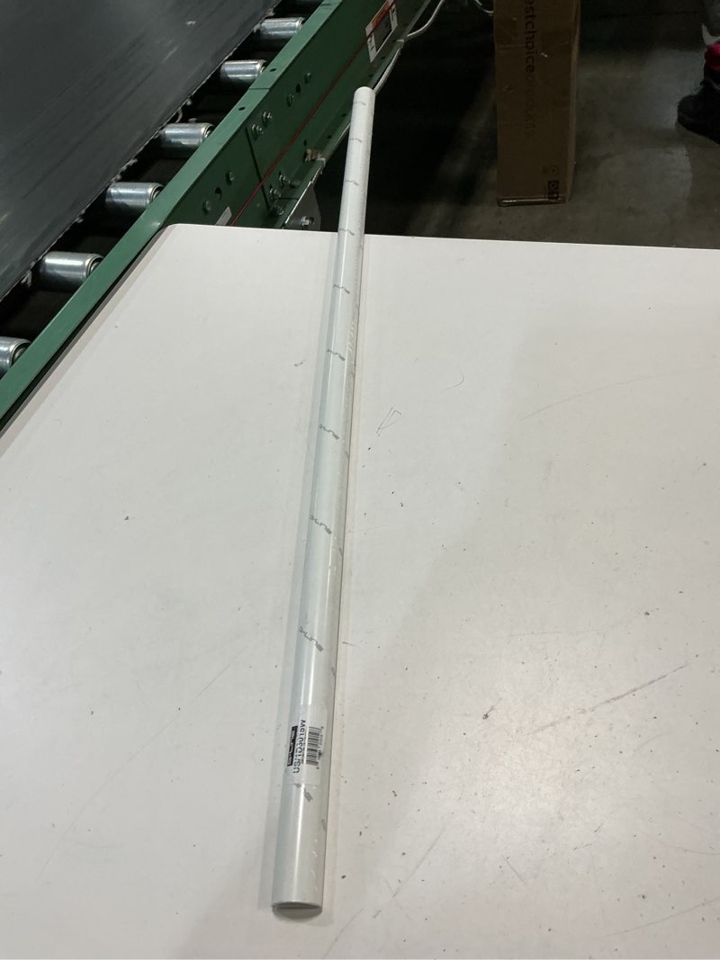 Condition photo showing New/Like New for d-line cable raceway on-wall cord cover | 1d3015w | surface mount electrical channel to hide and conceal cords, cables, and wires | white, paintable 1.18x0.59in - 1x 39in white