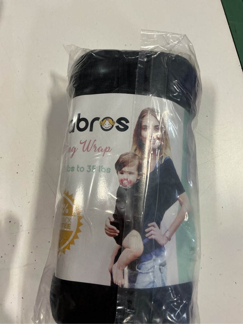 Condition photo showing New/Like New for acrabros baby wrap carrier,hands free baby carrier sling,lightweight,breathable,softness,perfect for newborn infants and babies shower gift,black
